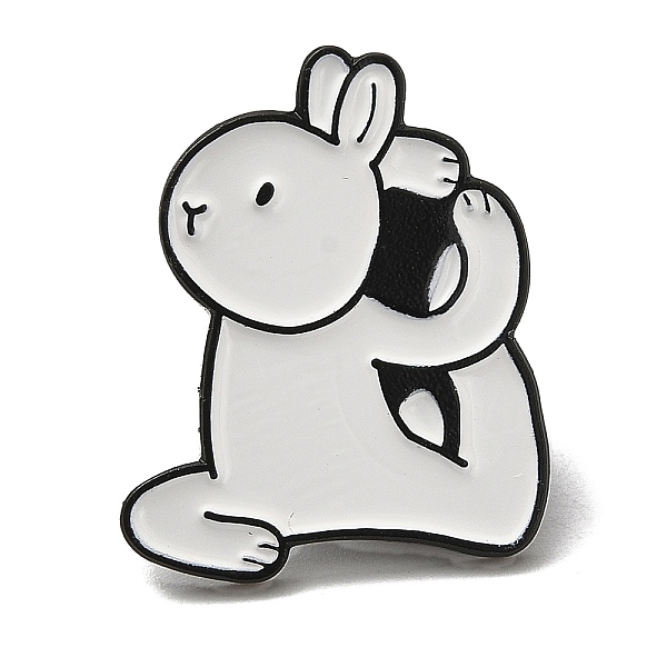 PandaHall Dancing Theme Enamel Pin, Black Alloy Brooch for Backpack Clothes, Rabbit, 24.8x20.3x1.5mm Alloy+Enamel Rabbit
PandaHall Dancing Theme Enamel Pin, Black Alloy Brooch for Backpack Clothes, Rabbit, 24.8x20.3x1.5mm Alloy+Enamel Rabbit