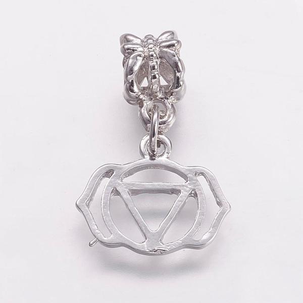 PandaHall Alloy European Dangle Charms, Large Hole Pendants, Chakra, Ajna, Platinum, 25.5mm, Pendant: 14x16x1mm, Hole: 4mm Alloy Others
PandaHall Alloy European Dangle Charms, Large Hole Pendants, Chakra, Ajna, Platinum, 25.5mm, Pendant: 14x16x1mm, Hole: 4mm Alloy Others