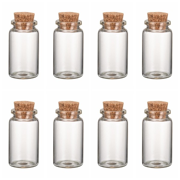 PandaHall Glass Jar Glass Bottles, with Cork Stopper, Wishing Bottles, Clear, 50x27mm, Capactiy: about 13ml(0.44 fl. oz) Glass Column Clear
PandaHall Glass Jar Glass Bottles, with Cork Stopper, Wishing Bottles, Clear, 50x27mm, Capactiy: about 13ml(0.44 fl. oz) Glass Column Clear