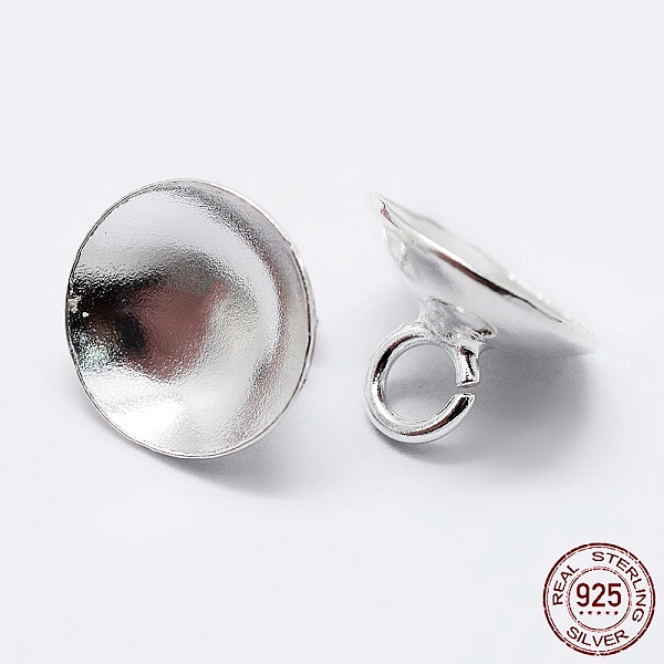 PandaHall 925 Sterling Silver Pendant Bails, For Globe Glass Bubble Cover Pendants, Silver, 5.5x8mm, Hole: 2mm Sterling Silver Silver
PandaHall 925 Sterling Silver Pendant Bails, For Globe Glass Bubble Cover Pendants, Silver, 5.5x8mm, Hole: 2mm Sterling Silver Silver