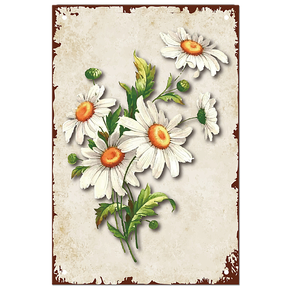 PandaHall Vintage Metal Tin Sign, Iron Wall Decor for Bars, Restaurants, Cafes Pubs, Rectangle, Flower Pattern, 300x200x0.5mm Iron Flower
PandaHall Vintage Metal Tin Sign, Iron Wall Decor for Bars, Restaurants, Cafes Pubs, Rectangle, Flower Pattern, 300x200x0.5mm Iron Flower