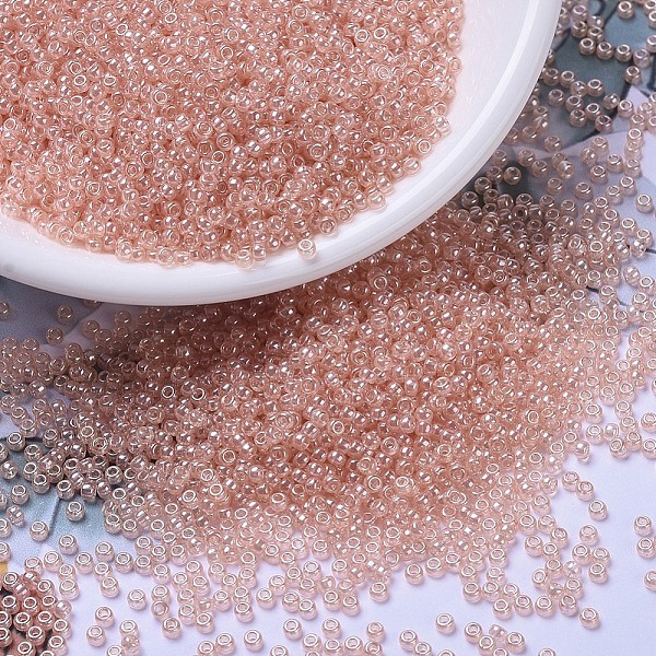 PandaHall MIYUKI Round Rocailles Beads, Japanese Seed Beads, 11/0, (RR369) Peach Luster, 2x1.3mm, Hole: 0.8mm, about 5500pcs/50g Glass..., Orange
PandaHall MIYUKI Round Rocailles Beads, Japanese Seed Beads, 11/0, (RR369) Peach Luster, 2x1.3mm, Hole: 0.8mm, about 5500pcs/50g Glass..., Orange