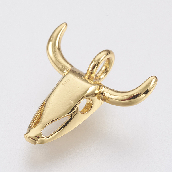 PandaHall Brass Pendants, Lead Free & Cadmium Free, Ox Head, Golden, 15x14.5x3mm, Hole: 2mm Brass Other Animal
PandaHall Brass Pendants, Lead Free & Cadmium Free, Ox Head, Golden, 15x14.5x3mm, Hole: 2mm Brass Other Animal