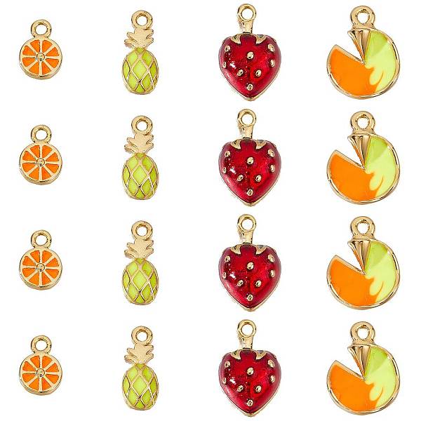 PandaHall CREATCABIN 16Pcs 4 Style Brass Enamel Pendants, Long-Lasting Plated, Cadmium Free & Lead Free, Real 18K Gold Plated, Lemon & Lotus..., Multicolor
PandaHall CREATCABIN 16Pcs 4 Style Brass Enamel Pendants, Long-Lasting Plated, Cadmium Free & Lead Free, Real 18K Gold Plated, Lemon & Lotus..., Multicolor