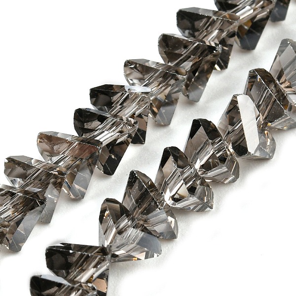 PandaHall Electroplate Transparent Glass Beads Strands, Pearl Luster Plated, Faceted Triangle, Gray, 4.5x4.5x5.5mm, Hole: 1.2mm, about...
PandaHall Electroplate Transparent Glass Beads Strands, Pearl Luster Plated, Faceted Triangle, Gray, 4.5x4.5x5.5mm, Hole: 1.2mm, about...