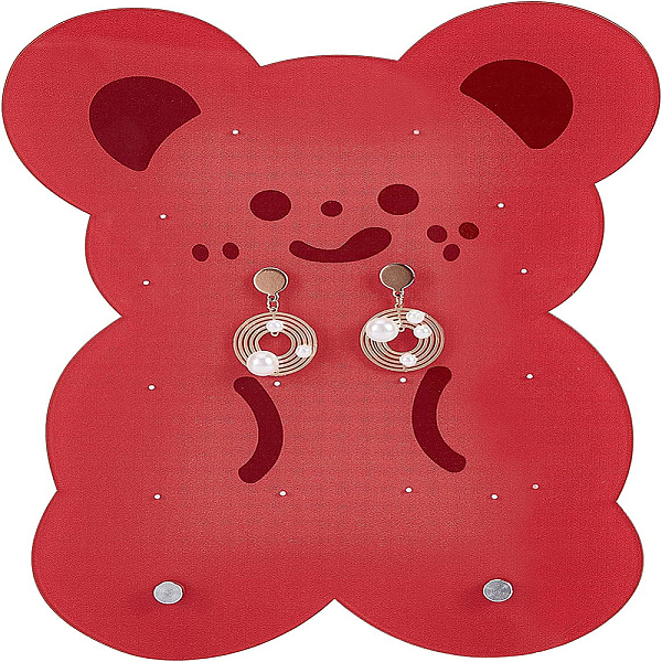 PandaHall Acrylic Earring Display Frame, with Platinum Tone Iron Findings, Bear, Brown, 20.5x15.4x0.3cm, Hole: 0.52cm, 5pcs/set Acrylic...
PandaHall Acrylic Earring Display Frame, with Platinum Tone Iron Findings, Bear, Brown, 20.5x15.4x0.3cm, Hole: 0.52cm, 5pcs/set Acrylic...