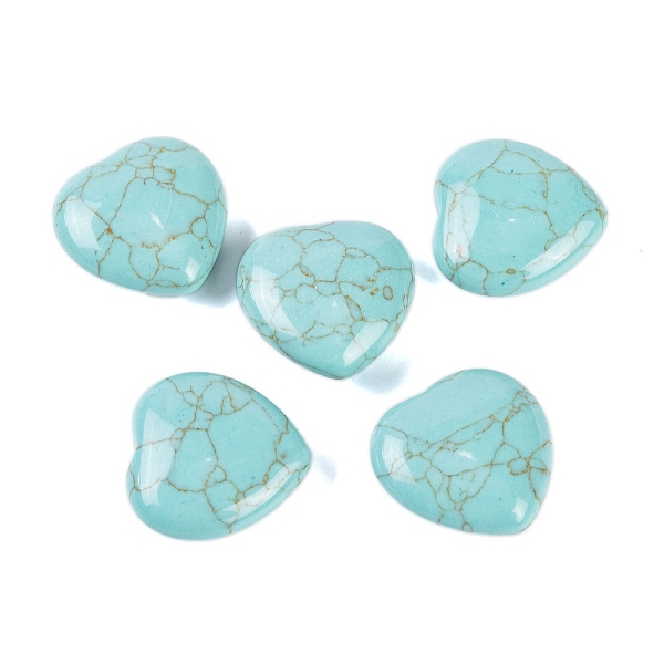 PandaHall Synthetic Turquoise Healing Stones, Heart Love Stones, Pocket Palm Stones for Reiki Ealancing, 30x30x11.5~12.5mm Synthetic...
PandaHall Synthetic Turquoise Healing Stones, Heart Love Stones, Pocket Palm Stones for Reiki Ealancing, 30x30x11.5~12.5mm Synthetic...
