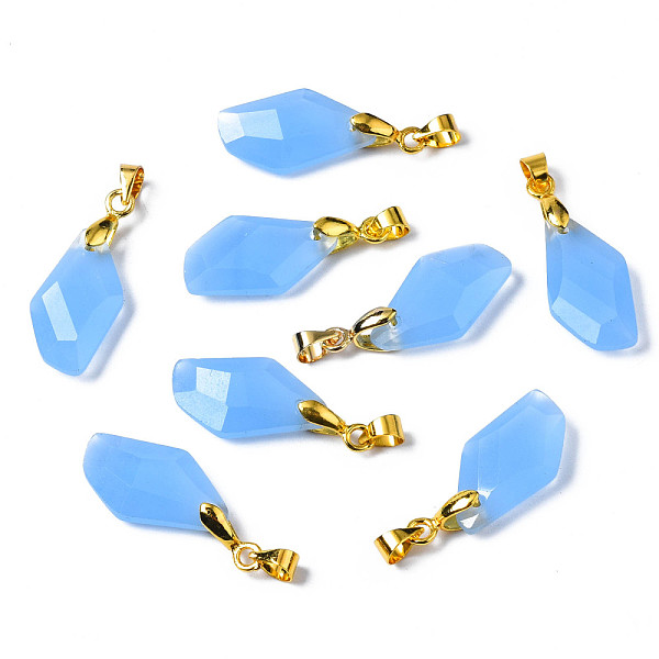PandaHall Natural Agate Pendants, with Light Gold Brass Findings, Faceted, Electroplate, Polygon, 19.5x11.5x5.5mm, Hole: 3.5x4mm Natural...
PandaHall Natural Agate Pendants, with Light Gold Brass Findings, Faceted, Electroplate, Polygon, 19.5x11.5x5.5mm, Hole: 3.5x4mm Natural...
