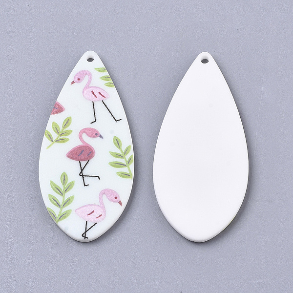 PandaHall Cellulose Acetate(Resin) Pendants, 3D Printed, Teardrop with Flamingo Shape Pattern, Colorful, 48x22x2.5mm, Hole: 1.6mm Cellulose...
PandaHall Cellulose Acetate(Resin) Pendants, 3D Printed, Teardrop with Flamingo Shape Pattern, Colorful, 48x22x2.5mm, Hole: 1.6mm Cellulose...
