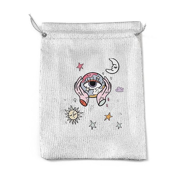 PandaHall Rectangle Polyester Bags with Nylon Cord, Drawstring Pouches, for Gift Wrapping, Silver, Eye, 177~182x127~135x1mm Polyester Eye...
PandaHall Rectangle Polyester Bags with Nylon Cord, Drawstring Pouches, for Gift Wrapping, Silver, Eye, 177~182x127~135x1mm Polyester Eye...