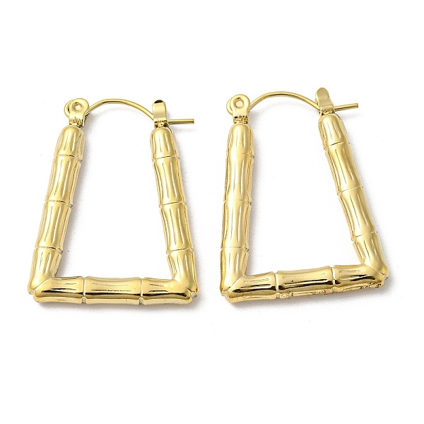 PandaHall Ion Plating(IP) 304 Stainless Steel Hoop Earrings, Trapezoid, Real 18K Gold Plated, 26.5x3x20.5mm 316 Surgical Stainless Steel...
PandaHall Ion Plating(IP) 304 Stainless Steel Hoop Earrings, Trapezoid, Real 18K Gold Plated, 26.5x3x20.5mm 316 Surgical Stainless Steel...