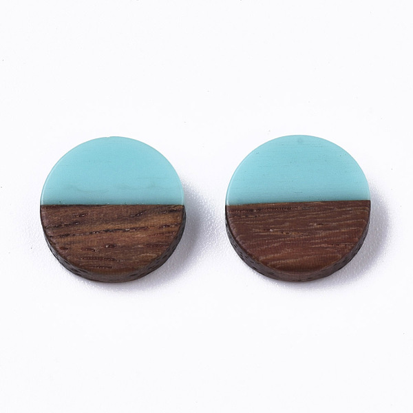 PandaHall Resin & Wood Cabochons, Flat Round, Cyan, 10x2.5~4mm Resin+Wood Flat Round Cyan
PandaHall Resin & Wood Cabochons, Flat Round, Cyan, 10x2.5~4mm Resin+Wood Flat Round Cyan