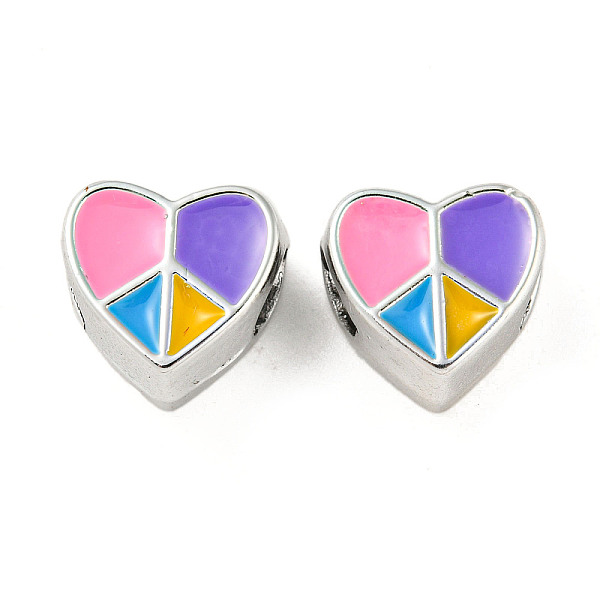 PandaHall CCB Plastic Large Hole Beads, with Enamel, Heart, 12x12.5x8mm, Hole: 4.5mm Acrylic Heart
PandaHall CCB Plastic Large Hole Beads, with Enamel, Heart, 12x12.5x8mm, Hole: 4.5mm Acrylic Heart