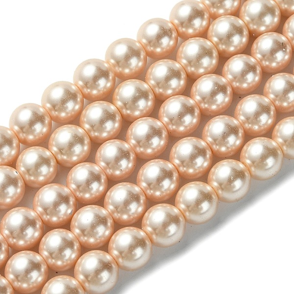 PandaHall Eco-Friendly Glass Pearl Beads Strands, Grade A, Round, Dyed, Cotton Cord Threaded, Misty Rose, 8mm, Hole: 1.2~1.5mm, about...
PandaHall Eco-Friendly Glass Pearl Beads Strands, Grade A, Round, Dyed, Cotton Cord Threaded, Misty Rose, 8mm, Hole: 1.2~1.5mm, about...