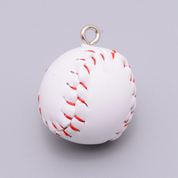 PandaHall PU Leather Pendants, with Platinum Tone Iron Loop, Baseball, White, 27x22mm, Hole: 2.5mm Cloth Sports White
PandaHall PU Leather Pendants, with Platinum Tone Iron Loop, Baseball, White, 27x22mm, Hole: 2.5mm Cloth Sports White