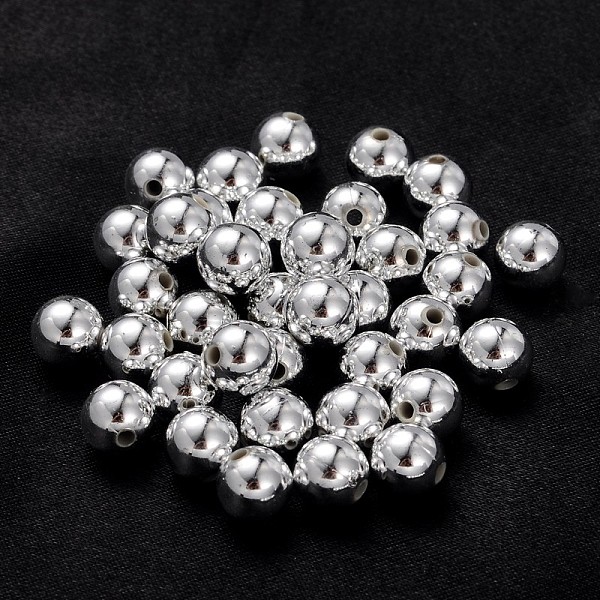 PandaHall Carnival Celebrations, Mardi Gras Beads, Plating Acrylic Beads, Round, Silver Color, about 8mm in diameter, hole: 1.5mm, about...
PandaHall Carnival Celebrations, Mardi Gras Beads, Plating Acrylic Beads, Round, Silver Color, about 8mm in diameter, hole: 1.5mm, about...