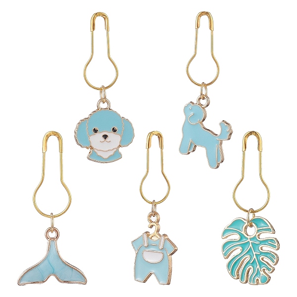 PandaHall Alloy Enamel Pendant Decorations, with Iron Brooch Findings, Kilt Pins, Mixed Shapes, Sky Blue, 37~44mm, 5pcs/set Alloy+Enamel...
PandaHall Alloy Enamel Pendant Decorations, with Iron Brooch Findings, Kilt Pins, Mixed Shapes, Sky Blue, 37~44mm, 5pcs/set Alloy+Enamel...
