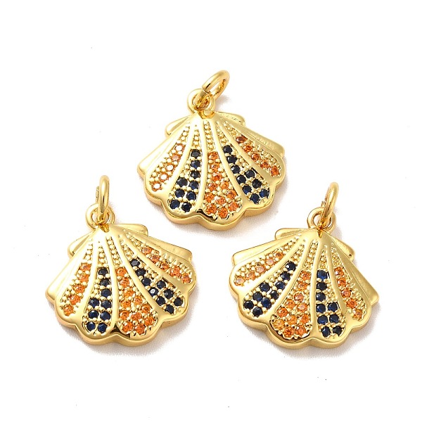 PandaHall Rack Plating Brass Micro Pave Cubic Zirconia Pendants, with Jump Rings, Long-Lasting Plated, Shell, Real 18k Gold Plated..., Orange
PandaHall Rack Plating Brass Micro Pave Cubic Zirconia Pendants, with Jump Rings, Long-Lasting Plated, Shell, Real 18k Gold Plated..., Orange