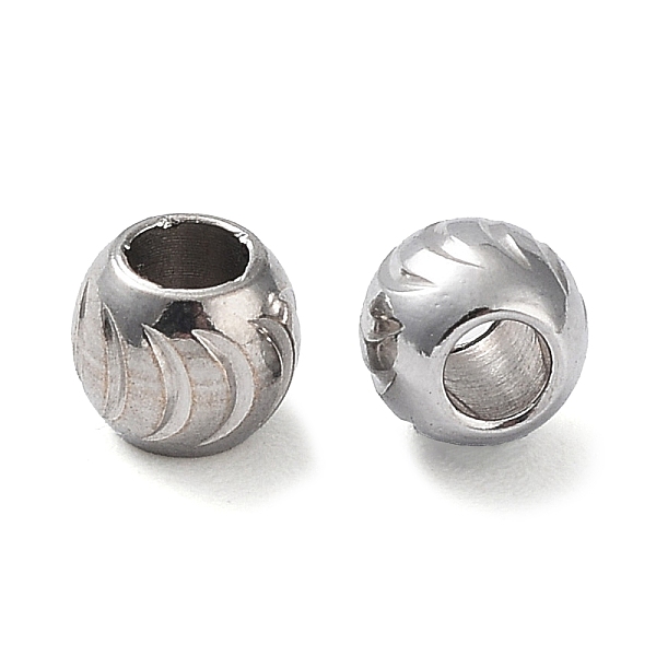 PandaHall 303 Stainless Steel Beads, Round with Moon Pattern, Stainless Steel Color, 4x3mm, Hole: 1.8mm 303 Stainless Steel Round
PandaHall 303 Stainless Steel Beads, Round with Moon Pattern, Stainless Steel Color, 4x3mm, Hole: 1.8mm 303 Stainless Steel Round