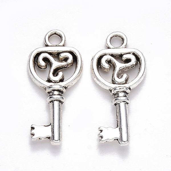 PandaHall Tibetan Style Alloy Pendants, Skeleton Key, Cadmium Free & Lead Free, Antique Silver, 22x9.5x2.5mm, Hole: 1.8mm, about...
PandaHall Tibetan Style Alloy Pendants, Skeleton Key, Cadmium Free & Lead Free, Antique Silver, 22x9.5x2.5mm, Hole: 1.8mm, about...