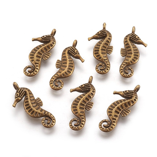 PandaHall Tibetan Style Alloy Charms, Cadmium Free & Nickel Free & Lead Free, SeaHorse, Antique Bronze, 22x9x3mm, Hole: 1.5mm Alloy Sea...
PandaHall Tibetan Style Alloy Charms, Cadmium Free & Nickel Free & Lead Free, SeaHorse, Antique Bronze, 22x9x3mm, Hole: 1.5mm Alloy Sea...