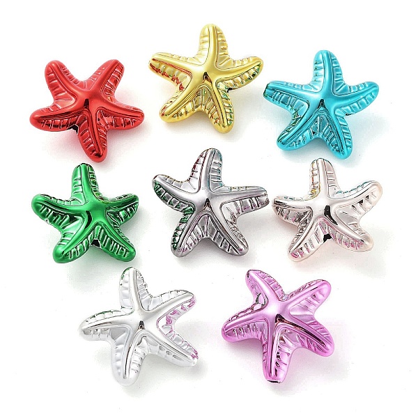 PandaHall UV Plating Acrylic Beads, Starfish, Mixed Color, 18x19x9mm, Hole: 1.5mm Acrylic Starfish Multicolor
PandaHall UV Plating Acrylic Beads, Starfish, Mixed Color, 18x19x9mm, Hole: 1.5mm Acrylic Starfish Multicolor