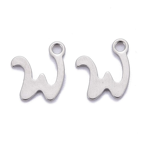 PandaHall 304 Stainless Steel Pendants, Alphabet, Stainless Steel Color, Letter.W, 10x9x1mm, Hole: 1.5mm 304 Stainless Steel Letter W
PandaHall 304 Stainless Steel Pendants, Alphabet, Stainless Steel Color, Letter.W, 10x9x1mm, Hole: 1.5mm 304 Stainless Steel Letter W