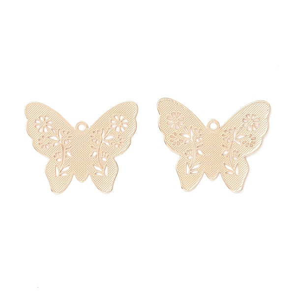 PandaHall Brass Pendants, Long-Lasting Plated, Rack Plating, Cadmium Free & Lead Free, Butterfly, Textured, Filigree, Real 14K Gold Plated...
PandaHall Brass Pendants, Long-Lasting Plated, Rack Plating, Cadmium Free & Lead Free, Butterfly, Textured, Filigree, Real 14K Gold Plated...