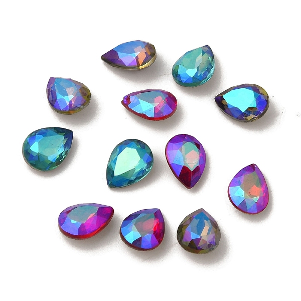 PandaHall Glass Rhinestone Cabochons, Pointed Back & Back Plated, Faceted, Teardrop, Mixed Color, 8x6.1x3.4mm Glass Rhinestone Teardrop..., Multicolor
PandaHall Glass Rhinestone Cabochons, Pointed Back & Back Plated, Faceted, Teardrop, Mixed Color, 8x6.1x3.4mm Glass Rhinestone Teardrop..., Multicolor