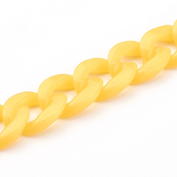 PandaHall Opaque Acrylic Twisted Chain, Curb Chain, Quick Link Chains, Unwelded, Gold, 13.5x10x2.5mm, 39.37 inch(1m)/strand Acrylic Gold
PandaHall Opaque Acrylic Twisted Chain, Curb Chain, Quick Link Chains, Unwelded, Gold, 13.5x10x2.5mm, 39.37 inch(1m)/strand Acrylic Gold
