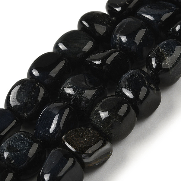 PandaHall Natural Blue Tiger Eye(Dyed & Heated) Beads Strands, Nuggets, Tumbled Stone, 8.5~11.5x8~11x8~10mm, Hole: 1.1mm, about...
PandaHall Natural Blue Tiger Eye(Dyed & Heated) Beads Strands, Nuggets, Tumbled Stone, 8.5~11.5x8~11x8~10mm, Hole: 1.1mm, about...