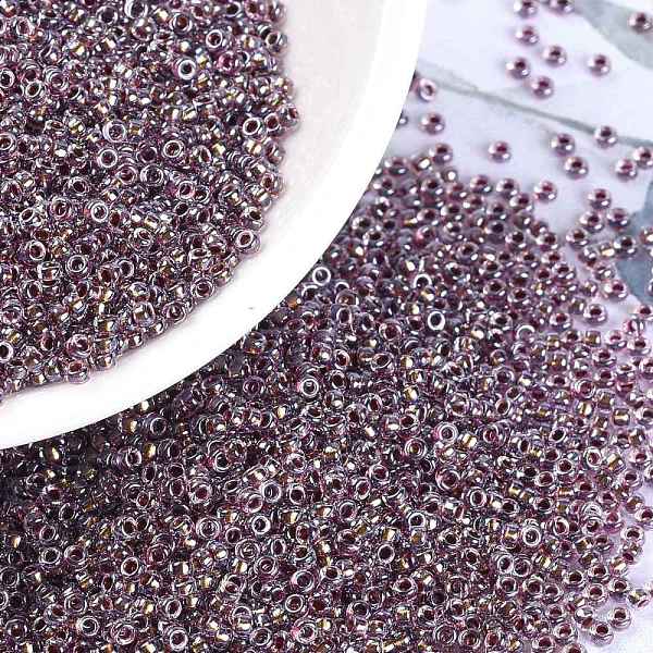 PandaHall MIYUKI Round Rocailles Beads, Japanese Seed Beads, 15/0, (RR3206) Magic Copper Plum Lined Crystal, 1.5mm, Hole: 0.7mm, about..., Purple
PandaHall MIYUKI Round Rocailles Beads, Japanese Seed Beads, 15/0, (RR3206) Magic Copper Plum Lined Crystal, 1.5mm, Hole: 0.7mm, about..., Purple