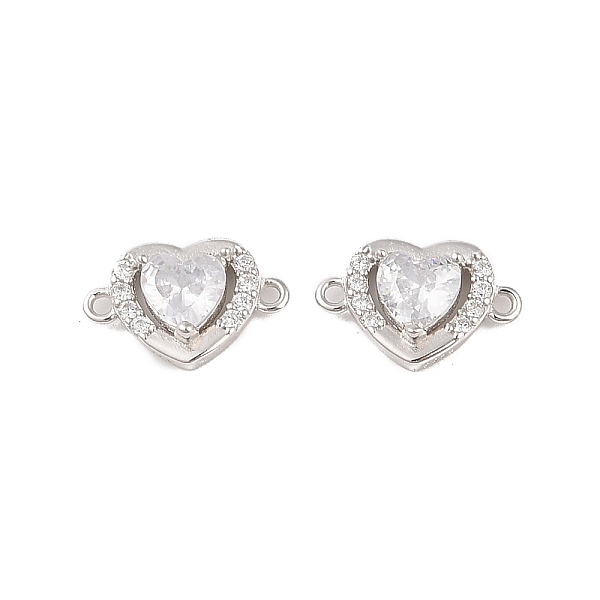 PandaHall Rhodium Plated 925 Sterling Silver Pave Clear Cubic Zirconia Links, Heart Connector Charms with 925 Stamp, Real Platinum Plated...
PandaHall Rhodium Plated 925 Sterling Silver Pave Clear Cubic Zirconia Links, Heart Connector Charms with 925 Stamp, Real Platinum Plated...