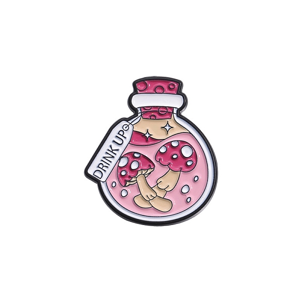 PandaHall Black Alloy Brooches, Enamel Pins, Bottle, Pink, 30x27mm Alloy+Enamel Bottle Pink
PandaHall Black Alloy Brooches, Enamel Pins, Bottle, Pink, 30x27mm Alloy+Enamel Bottle Pink