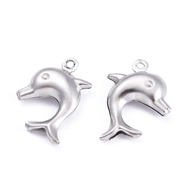PandaHall Dolphin 304 Stainless Steel Pendants, Stainless Steel Color, 21x16x4mm, Hole: 1mm 304 Stainless Steel Dolphin
PandaHall Dolphin 304 Stainless Steel Pendants, Stainless Steel Color, 21x16x4mm, Hole: 1mm 304 Stainless Steel Dolphin