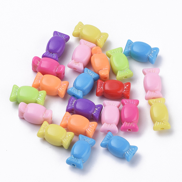 PandaHall Plated Acrylic Beads, Opaque Beads Metal Enlaced, Candy, Mixed Color, 15.5x9x8mm, Hole: 2mm, about 750pcs/500g Acrylic Candy..., Multicolor
PandaHall Plated Acrylic Beads, Opaque Beads Metal Enlaced, Candy, Mixed Color, 15.5x9x8mm, Hole: 2mm, about 750pcs/500g Acrylic Candy..., Multicolor
