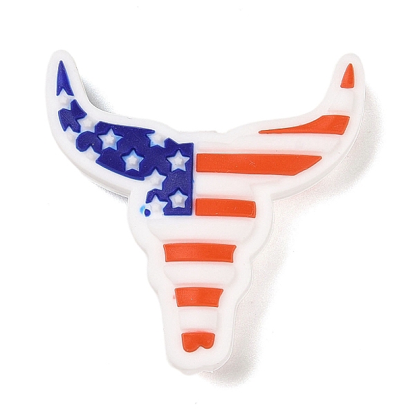 PandaHall Independence Day Silicone Focal Beads, Silicone Teething Beads, Cattle, 30.5x30x8mm, Hole: 4mm Silicone Cattle
PandaHall Independence Day Silicone Focal Beads, Silicone Teething Beads, Cattle, 30.5x30x8mm, Hole: 4mm Silicone Cattle