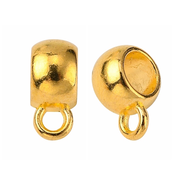 PandaHall Tibetan Style Alloy Tube Bails, Loop Bails, Bail Beads, Rondelle, Cadmium Free & Nickel Free & Lead Free, Golden, 8x5mm, Hole: 2mm...
PandaHall Tibetan Style Alloy Tube Bails, Loop Bails, Bail Beads, Rondelle, Cadmium Free & Nickel Free & Lead Free, Golden, 8x5mm, Hole: 2mm...