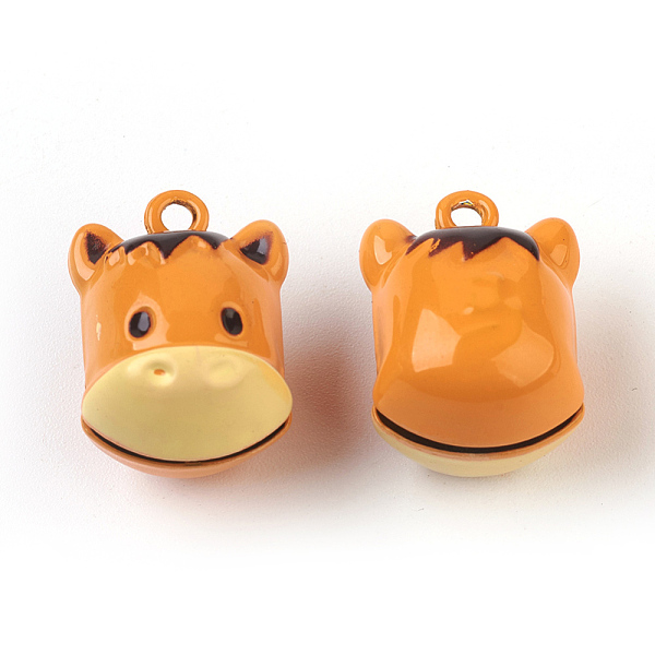 PandaHall Brass Bell Pendants, Twelve Chinese Zodiac Signs, Horse, 17~25x14~20x12.5~19mm, Hole: 2mm Brass Horse Orange
PandaHall Brass Bell Pendants, Twelve Chinese Zodiac Signs, Horse, 17~25x14~20x12.5~19mm, Hole: 2mm Brass Horse Orange