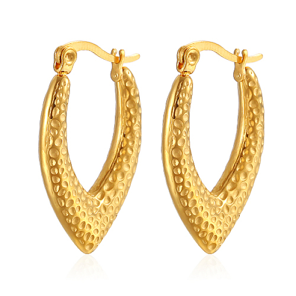 PandaHall 304 Stainless Steel Hoop Earrings, Teardrop, Golden, 29x19mm 304 Stainless Steel Teardrop
PandaHall 304 Stainless Steel Hoop Earrings, Teardrop, Golden, 29x19mm 304 Stainless Steel Teardrop