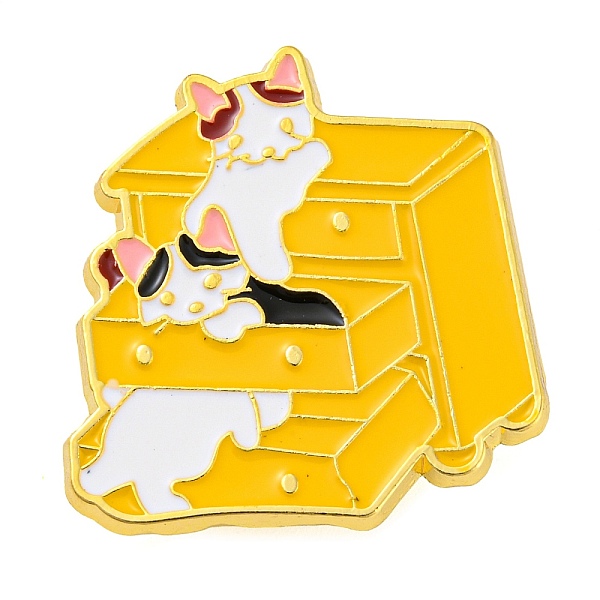 PandaHall Golden Zinc Alloy Brooches, Cartoon Cat Enamel Pins, Cabinet, 37.5x26.5x1.6mm Alloy+Enamel Furniture & Appliances Black
PandaHall Golden Zinc Alloy Brooches, Cartoon Cat Enamel Pins, Cabinet, 37.5x26.5x1.6mm Alloy+Enamel Furniture & Appliances Black