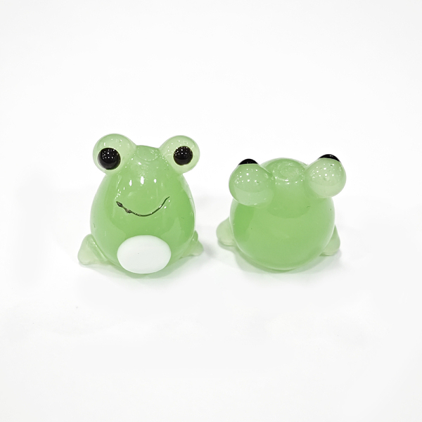 PandaHall Handmade Lampwork Beads, Frog, Green, 14~16x14~16mm, Hole: 2mm Lampwork Frog Green
PandaHall Handmade Lampwork Beads, Frog, Green, 14~16x14~16mm, Hole: 2mm Lampwork Frog Green