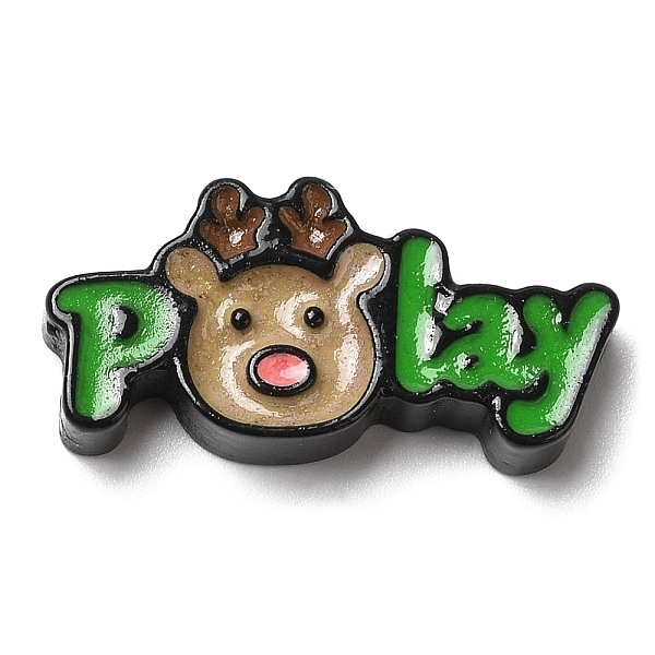 PandaHall Christmas Opaque Resin Cabochons, Word Play with Deer, Green, 14x29x5mm Resin Word Green
PandaHall Christmas Opaque Resin Cabochons, Word Play with Deer, Green, 14x29x5mm Resin Word Green