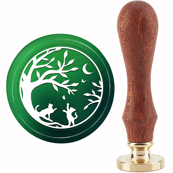 PandaHall CRASPIRE Trees Wax Seal Stamp Cats Sealing Wax Stamps 30mm Retro Vintage Removable Brass Stamp Head with Wood Handle for Wedding...
PandaHall CRASPIRE Trees Wax Seal Stamp Cats Sealing Wax Stamps 30mm Retro Vintage Removable Brass Stamp Head with Wood Handle for Wedding...