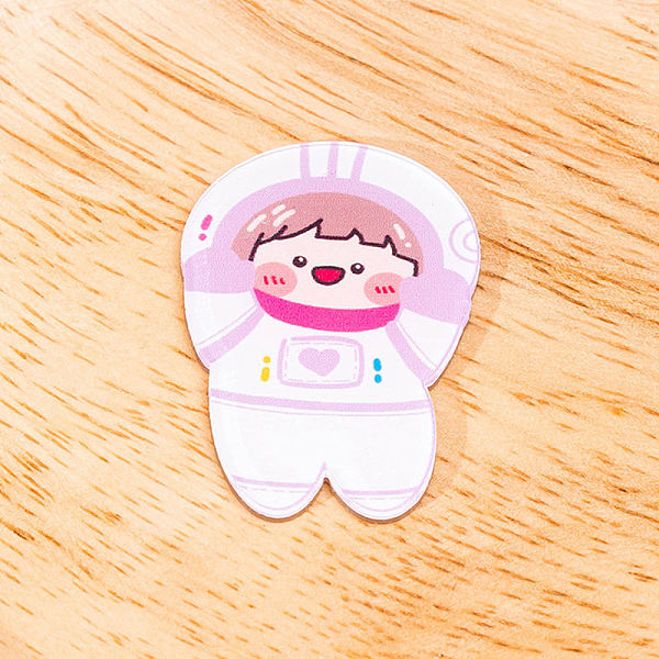 PandaHall Astronaut Girl Brooch Pin, Acrylic Lapel Pin for Backpack Clothes, White, Pink, 33x24x7mm Acrylic Pink
PandaHall Astronaut Girl Brooch Pin, Acrylic Lapel Pin for Backpack Clothes, White, Pink, 33x24x7mm Acrylic Pink