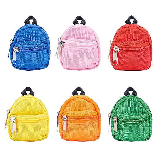PandaHall Cloth Dolls Bag, Backpack, Mixed Color, 7.4x6.4x2.3mm, 6 colors, 1pc/color, 6pcs/set Cloth Multicolor
PandaHall Cloth Dolls Bag, Backpack, Mixed Color, 7.4x6.4x2.3mm, 6 colors, 1pc/color, 6pcs/set Cloth Multicolor