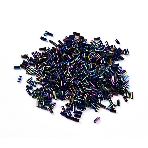 PandaHall Glass Bugle Beads, Metallic Colours, Colorful, 4~5x2mm, Hole: 0.8mm, about 15000pcs/pound Glass
PandaHall Glass Bugle Beads, Metallic Colours, Colorful, 4~5x2mm, Hole: 0.8mm, about 15000pcs/pound Glass