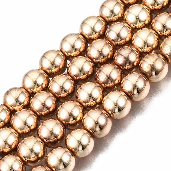 PandaHall Electroplate Non-magnetic Synthetic Hematite Bead Strands, Round, Light Gold Plated, 8mm, Hole: 1mm, about 52pcs/strand, 15.7 inch...
PandaHall Electroplate Non-magnetic Synthetic Hematite Bead Strands, Round, Light Gold Plated, 8mm, Hole: 1mm, about 52pcs/strand, 15.7 inch...