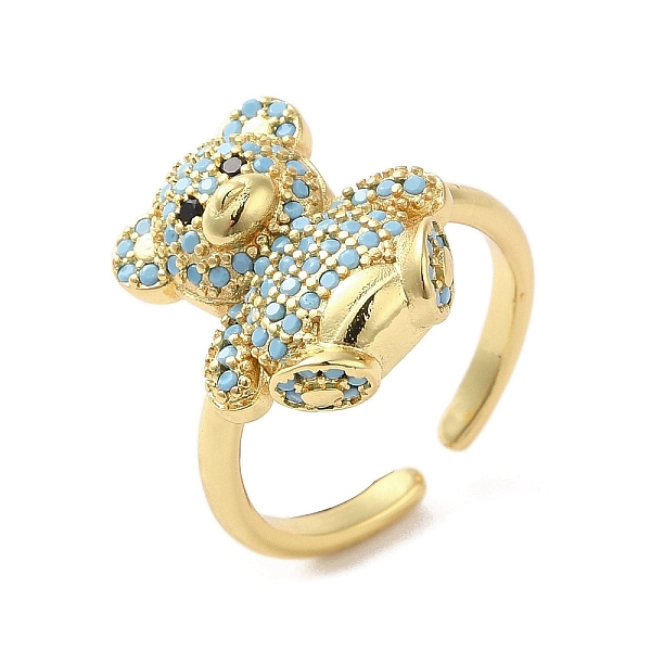 PandaHall Rack Plating Brass Micro Pave Cubic Zirconia Finger Ring, Cuff Ring, Long-Lasting Plated, Cadmium Free & Lead Free, Bear, Light...
PandaHall Rack Plating Brass Micro Pave Cubic Zirconia Finger Ring, Cuff Ring, Long-Lasting Plated, Cadmium Free & Lead Free, Bear, Light...