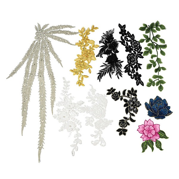 PandaHall Polyester Embroidery Applqiues, Ornament Accessories, Mixed Shapes, Mixed Color, 94~590x95~185x1mm Polyester Mixed Shapes..., Multicolor
PandaHall Polyester Embroidery Applqiues, Ornament Accessories, Mixed Shapes, Mixed Color, 94~590x95~185x1mm Polyester Mixed Shapes..., Multicolor